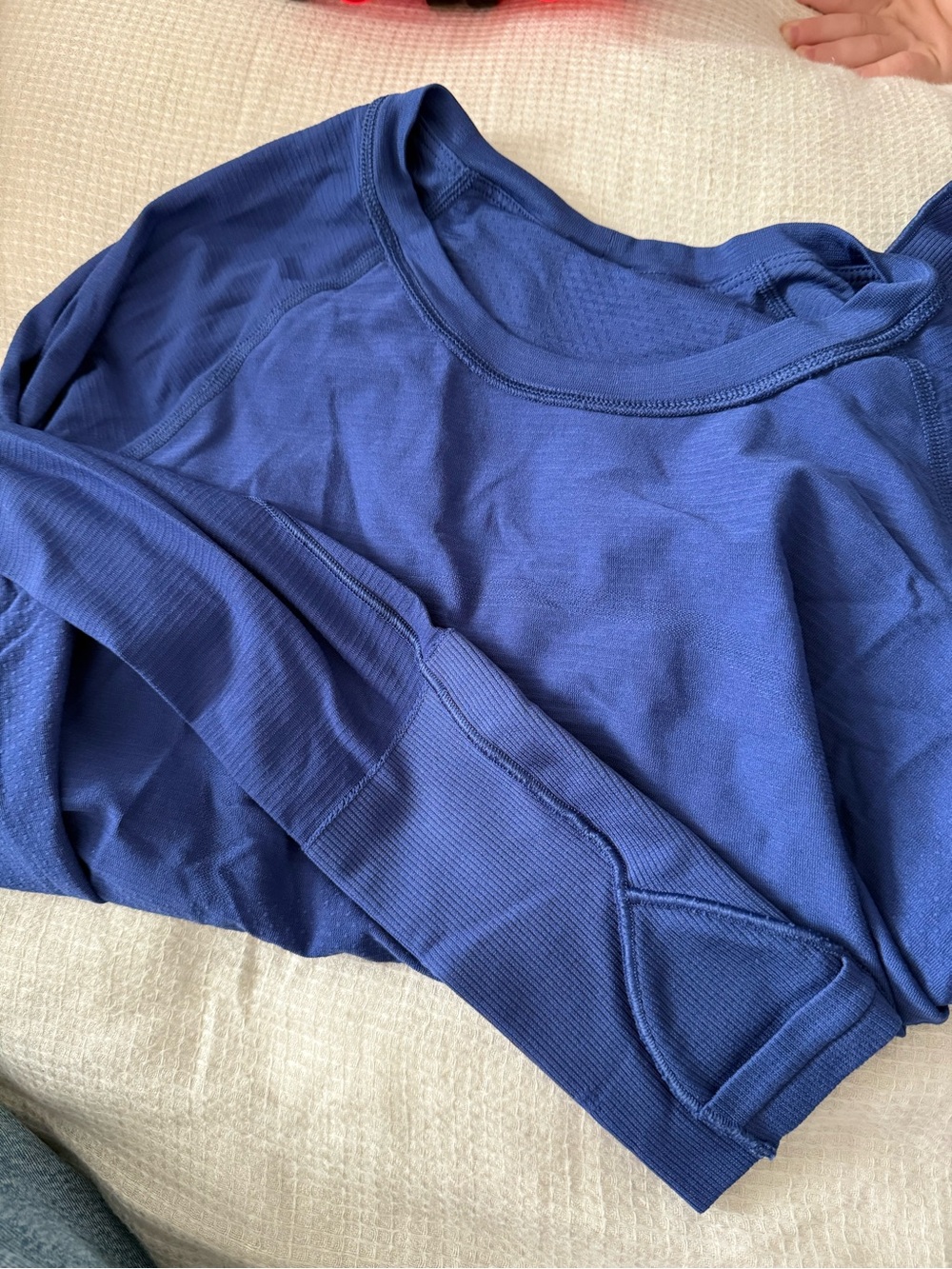 lululemon athletica Royal Blue Long Sleeve swiftly tech waist length